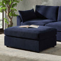 Dusklia - Miami Pouffe - Chenille Navy