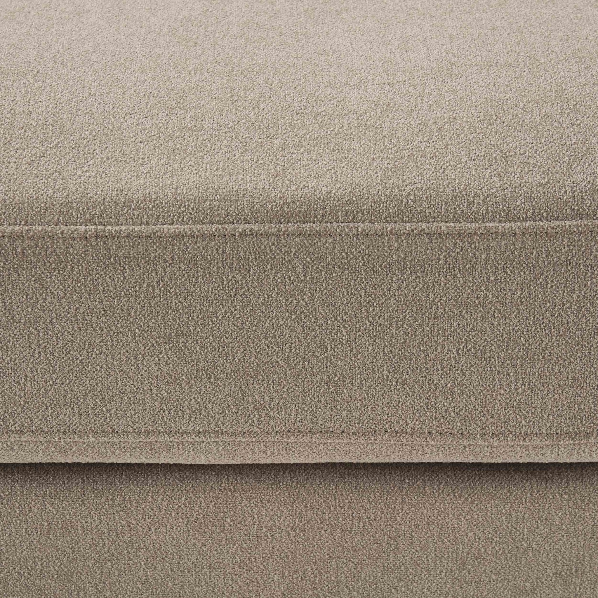 Dusklia - Miami Pouffe - Chenille Oatmeal