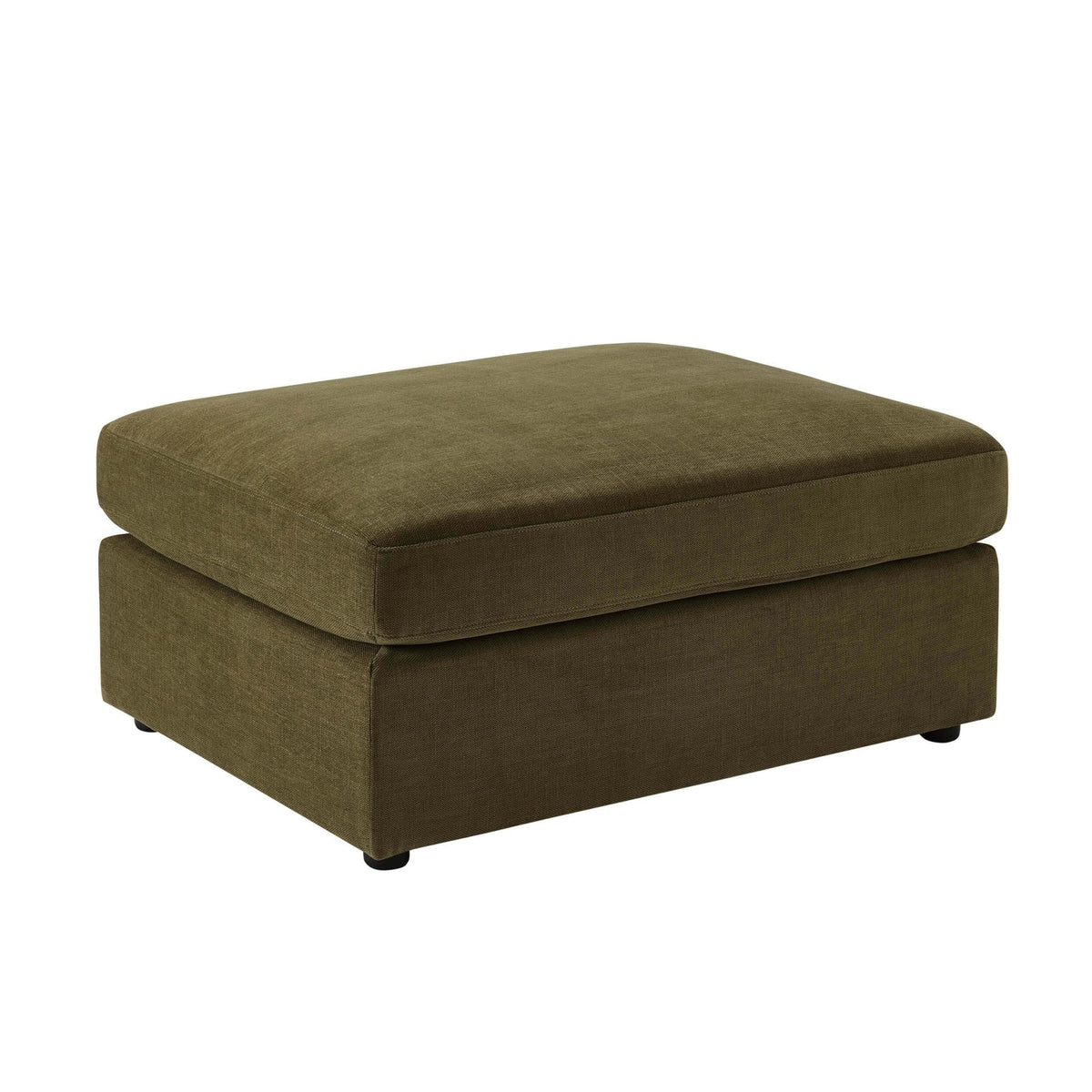 Dusklia - Miami Pouffe - Chenille Olive