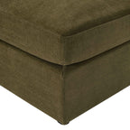 Dusklia - Miami Pouffe - Chenille Olive