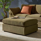 Dusklia - Miami Pouffe - Chenille Olive