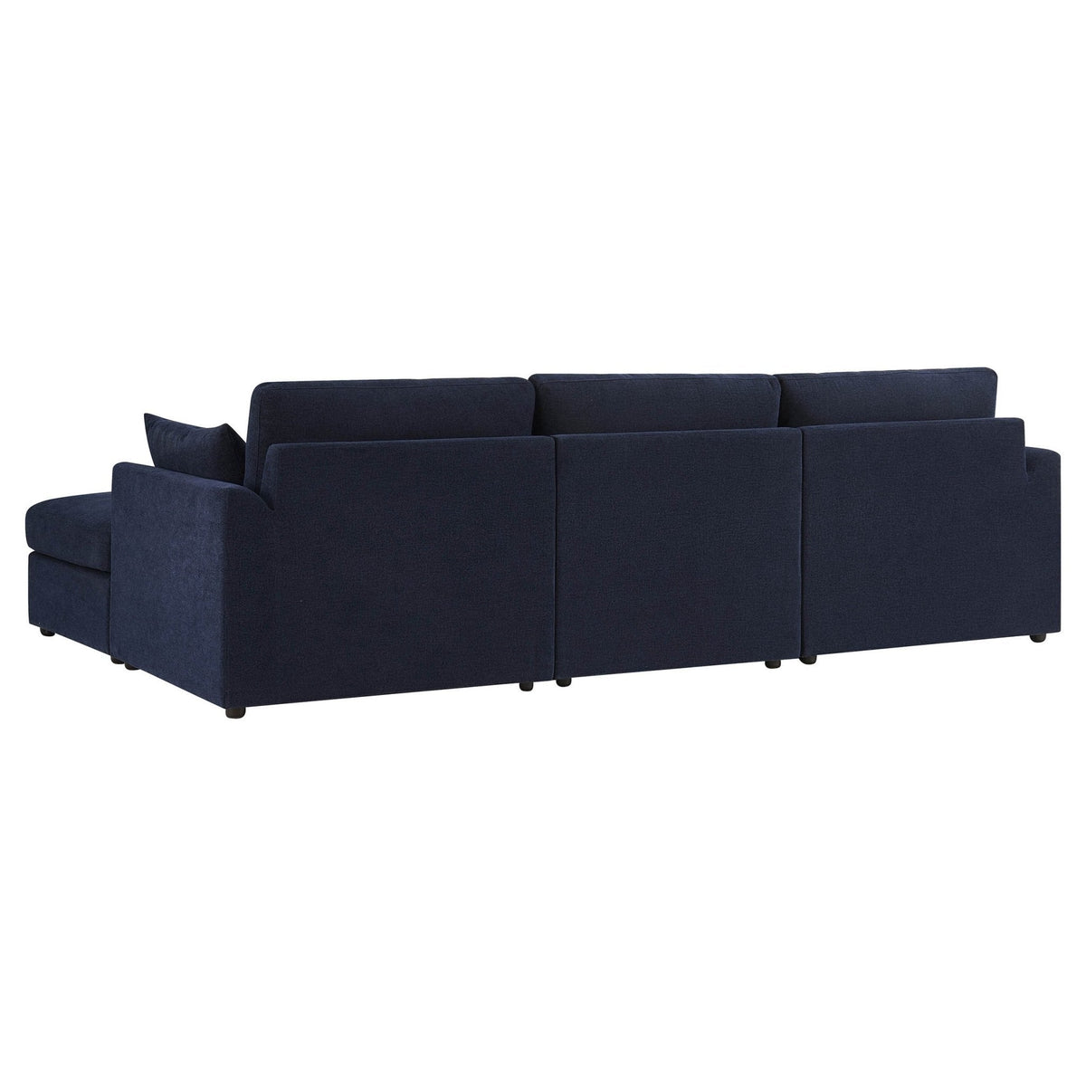 Dusklia - Miami Right Hand Chaise Sofa - Chenille Navy
