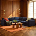 Dusklia - Miami Right Hand Corner Sofa - Chenille Navy