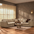 Dusklia - Miami Right Hand Corner Sofa - Chenille Oatmeal