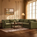 Dusklia - Miami Right Hand Corner Sofa - Chenille Olive