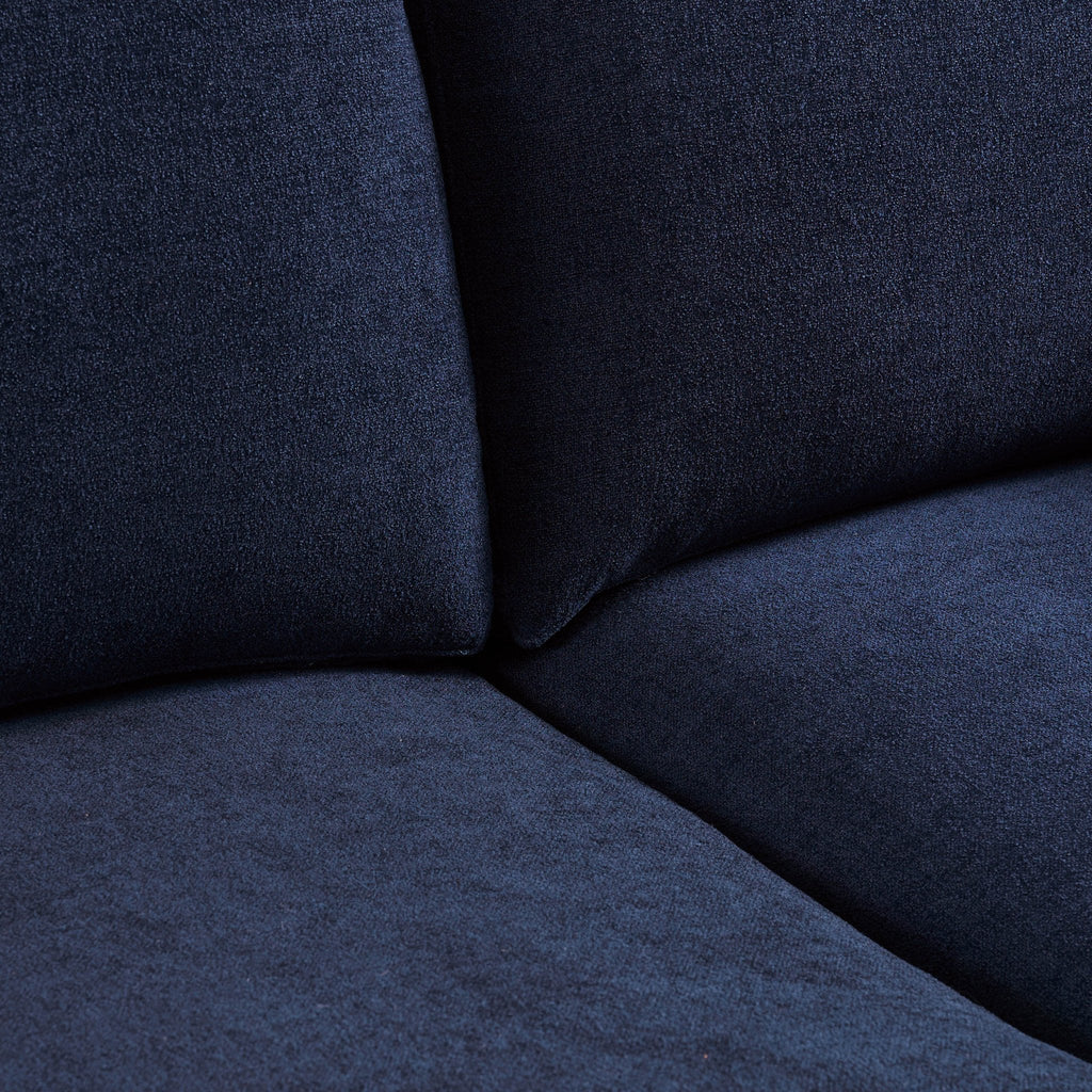 Dusklia - Miami Right Hand Large L-Shape Sofa  - Chenille Navy