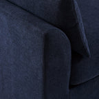 Dusklia - Miami Right Hand Large L-Shape Sofa  - Chenille Navy