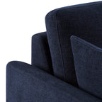 Dusklia - Miami Right Hand Large L-Shape Sofa  - Chenille Navy