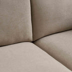 Dusklia - Miami Right Hand Large L-Shape Sofa - Chenille Oatmeal
