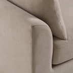 Dusklia - Miami Right Hand Large L-Shape Sofa - Chenille Oatmeal