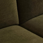Dusklia - Miami Right Hand Large L-Shape Sofa - Chenille Olive
