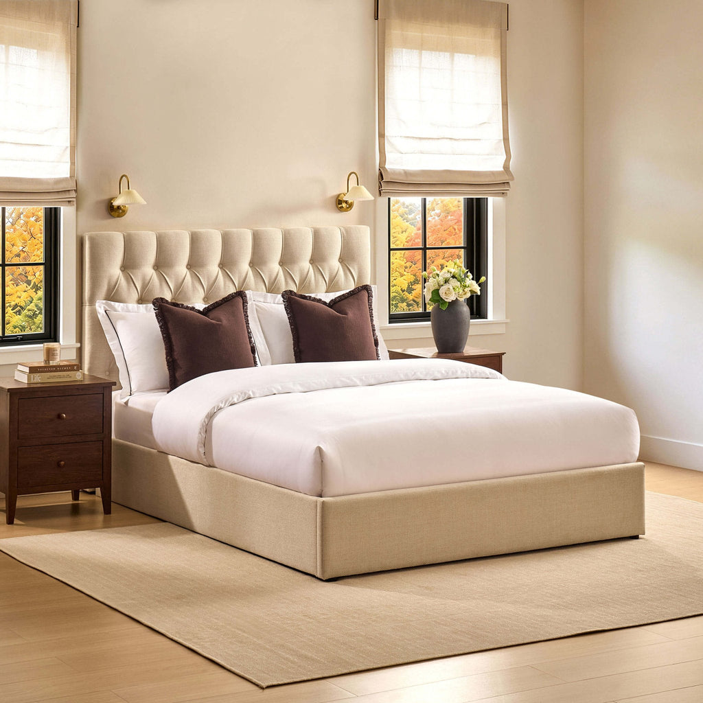 Dusklia - Middleton Ottoman Storage Bed - Beige