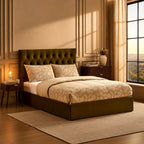 Dusklia - Middleton Ottoman Storage Bed - Muted Moss
