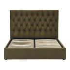 Dusklia - Middleton Ottoman Storage Bed - Muted Moss