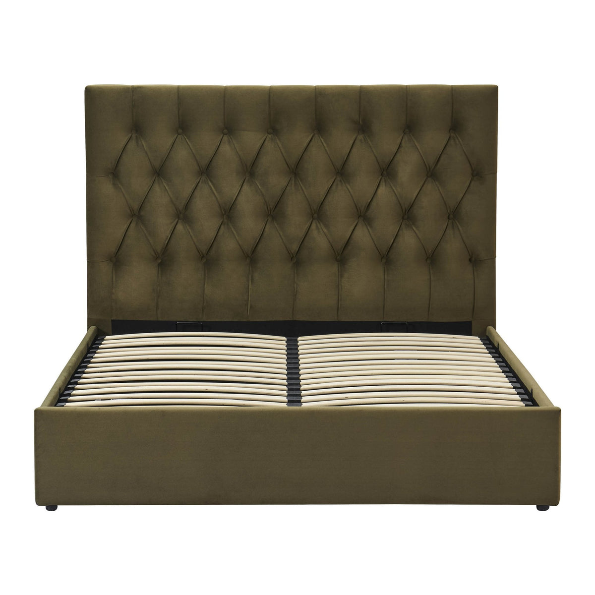 Dusklia - Middleton Ottoman Storage Bed - Muted Moss