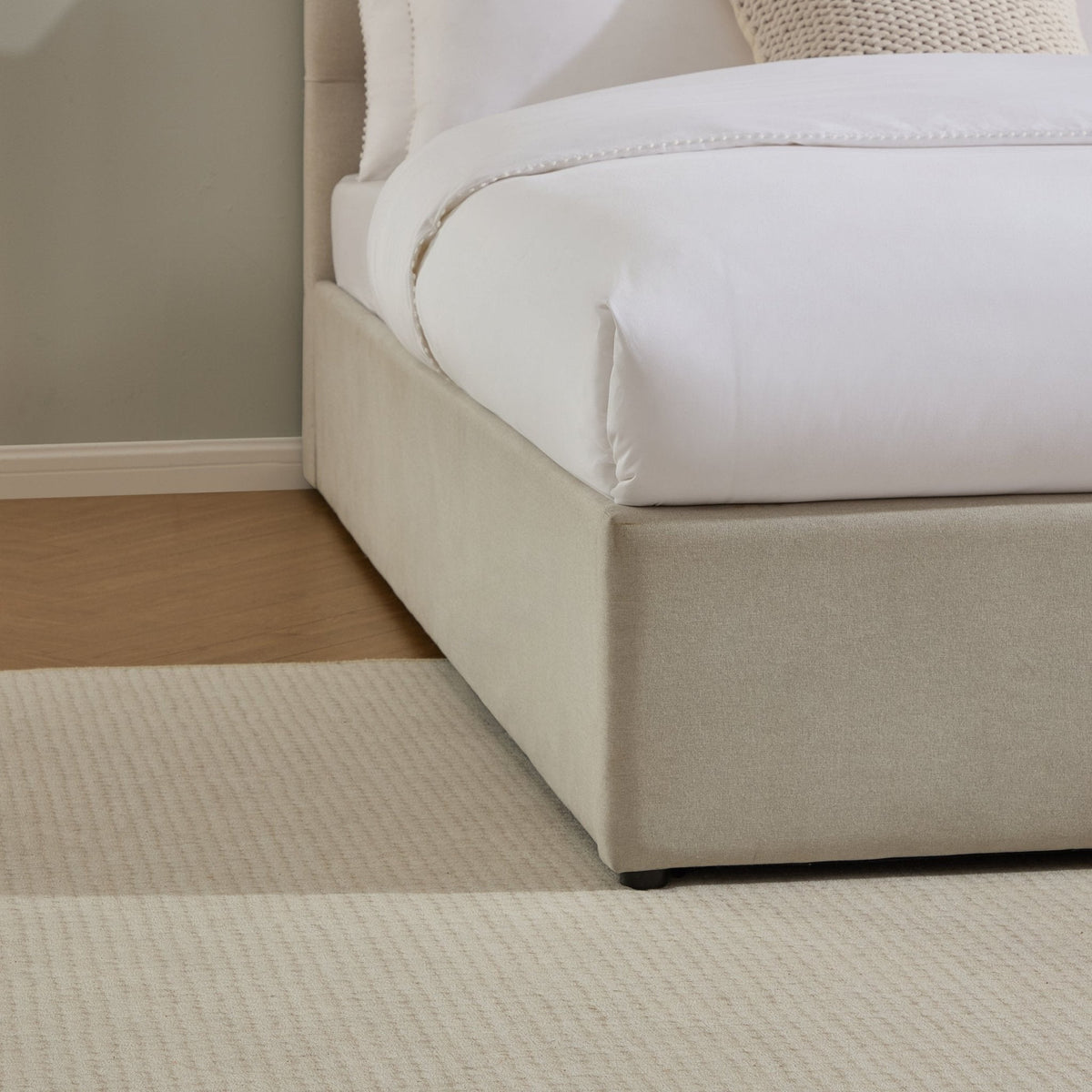 Dusklia - Middleton Ottoman Storage Bed - Natural