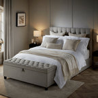 Dusklia - Middleton Ottoman Storage Bed - Natural