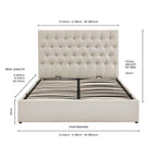 Dusklia - Middleton Ottoman Storage Bed - Natural