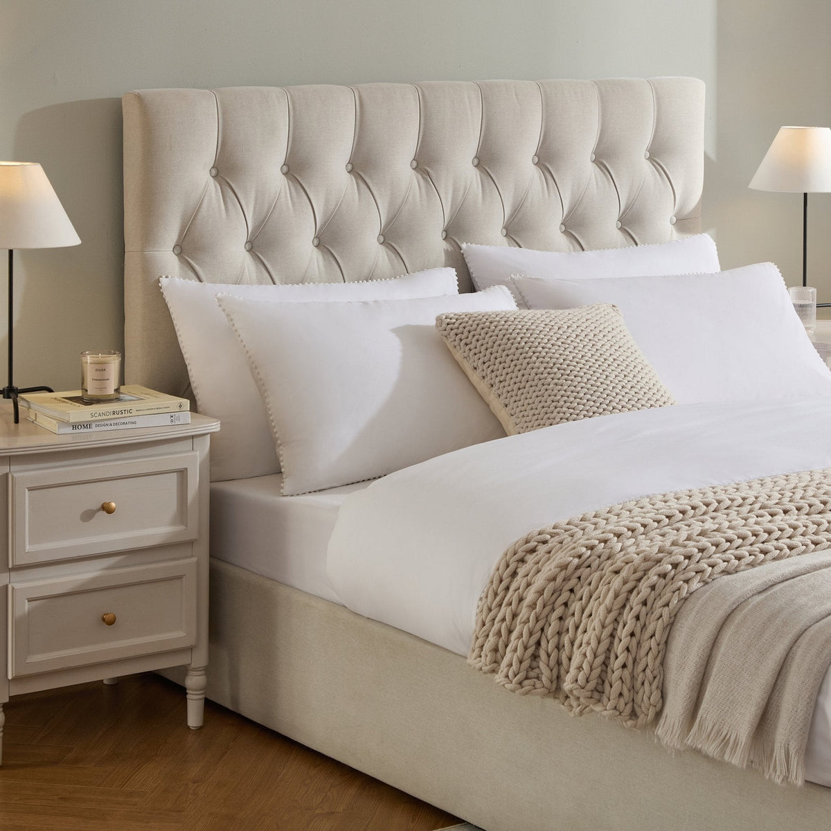 Dusklia - Middleton Ottoman Storage Bed - Natural