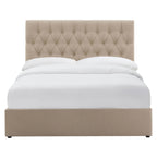 Dusklia - Middleton Ottoman Storage Bed - Oatmeal