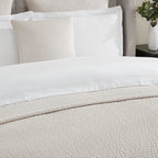Dusklia - Milan Velvet Bedspread 2.5 X 2.6m - Champagne
