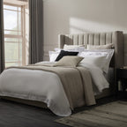 Dusklia - Milan Velvet Bedspread 2.5 X 2.6m - Champagne