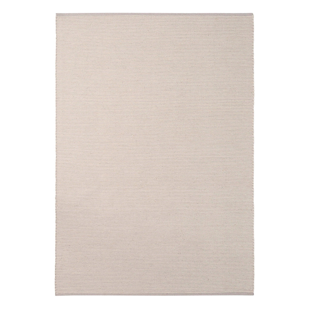 Dusklia - Milo Handwoven Stripe Rug - Light Grey