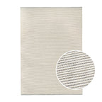 Dusklia - Milo Handwoven Stripe Rug - Light Grey