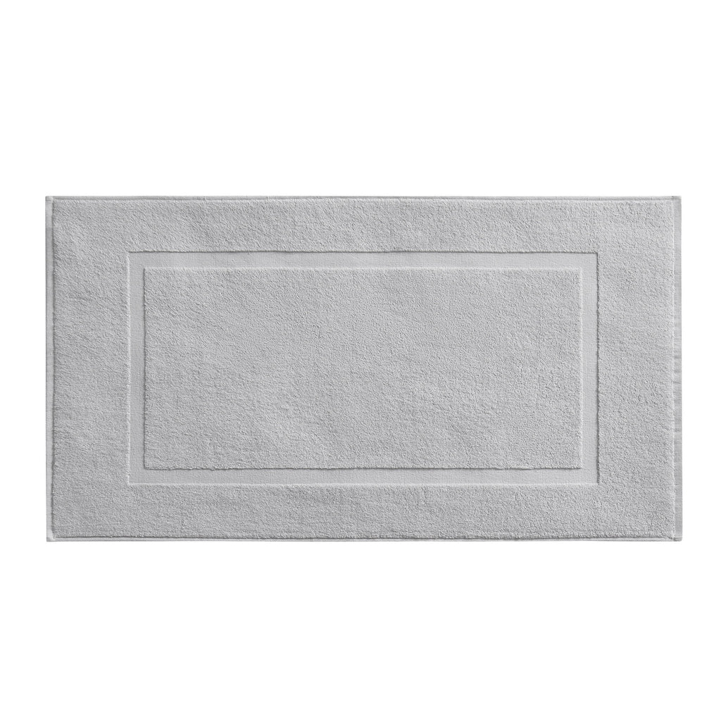 Dusklia - Milos Plain Picture Frame Bath Mat - Dove Grey