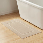 Dusklia - Milos Plain Picture Frame Bath Mat - Natural