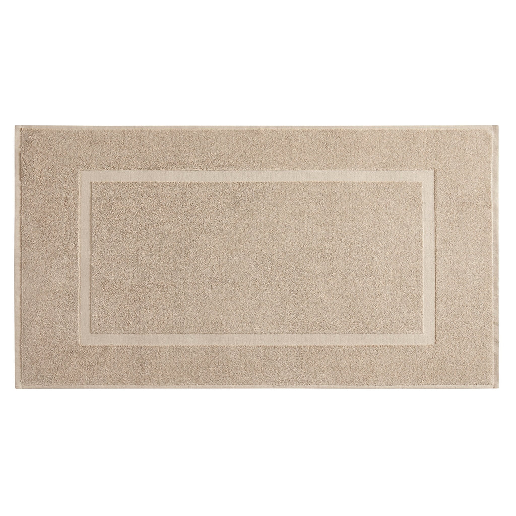 Dusklia - Milos Plain Picture Frame Bath Mat - Natural