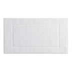 Dusklia - Milos Plain Picture Frame Bath Mat - White