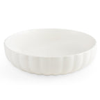 Dusklia - Mira Scalloped Serving Bowl - Off White