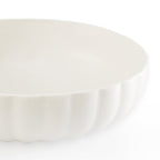 Dusklia - Mira Scalloped Serving Bowl - Off White