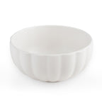 Dusklia - Mira Scalloped Set of 4 Cereal Bowls - Off White