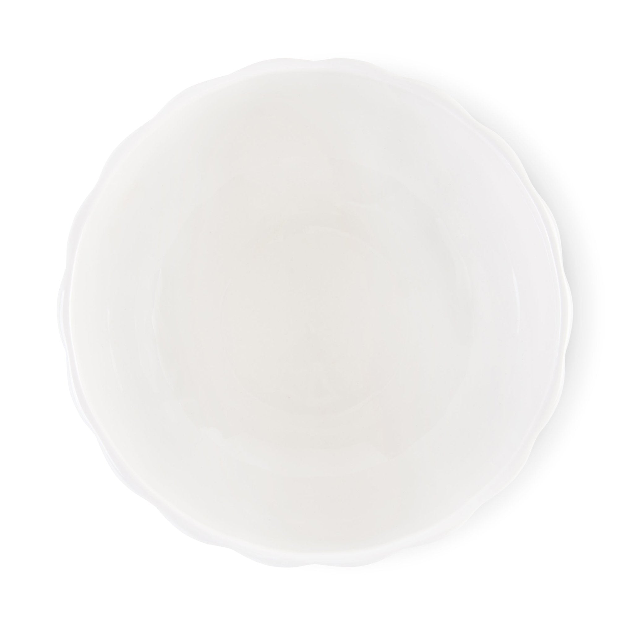Dusklia - Mira Scalloped Set of 4 Cereal Bowls - Off White
