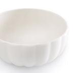 Dusklia - Mira Scalloped Set of 4 Cereal Bowls - Off White