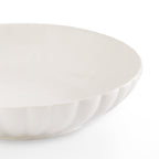 Dusklia - Mira Scalloped Set of 4 Pasta Bowls - Off White