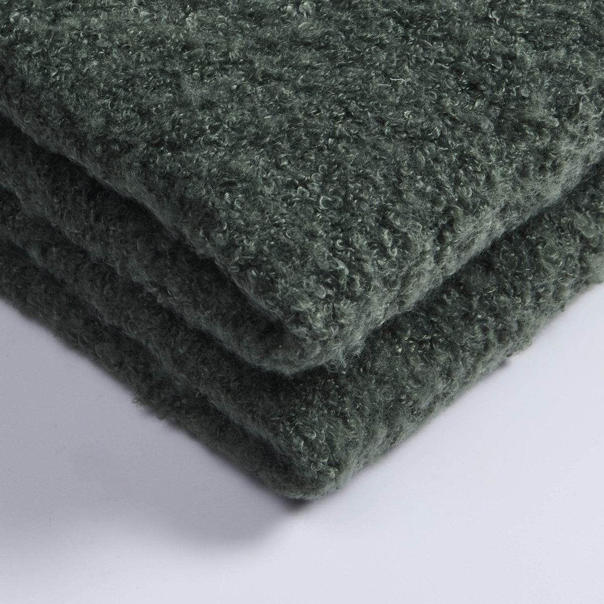 Dusklia - Mohair Style Throw - Forest Green
