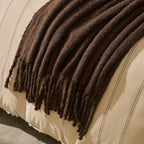 Dusklia - Mohair Style Throw - Chocolate