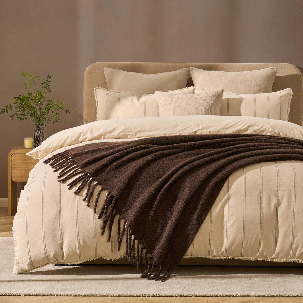 Dusklia - Mohair Style Throw - Chocolate