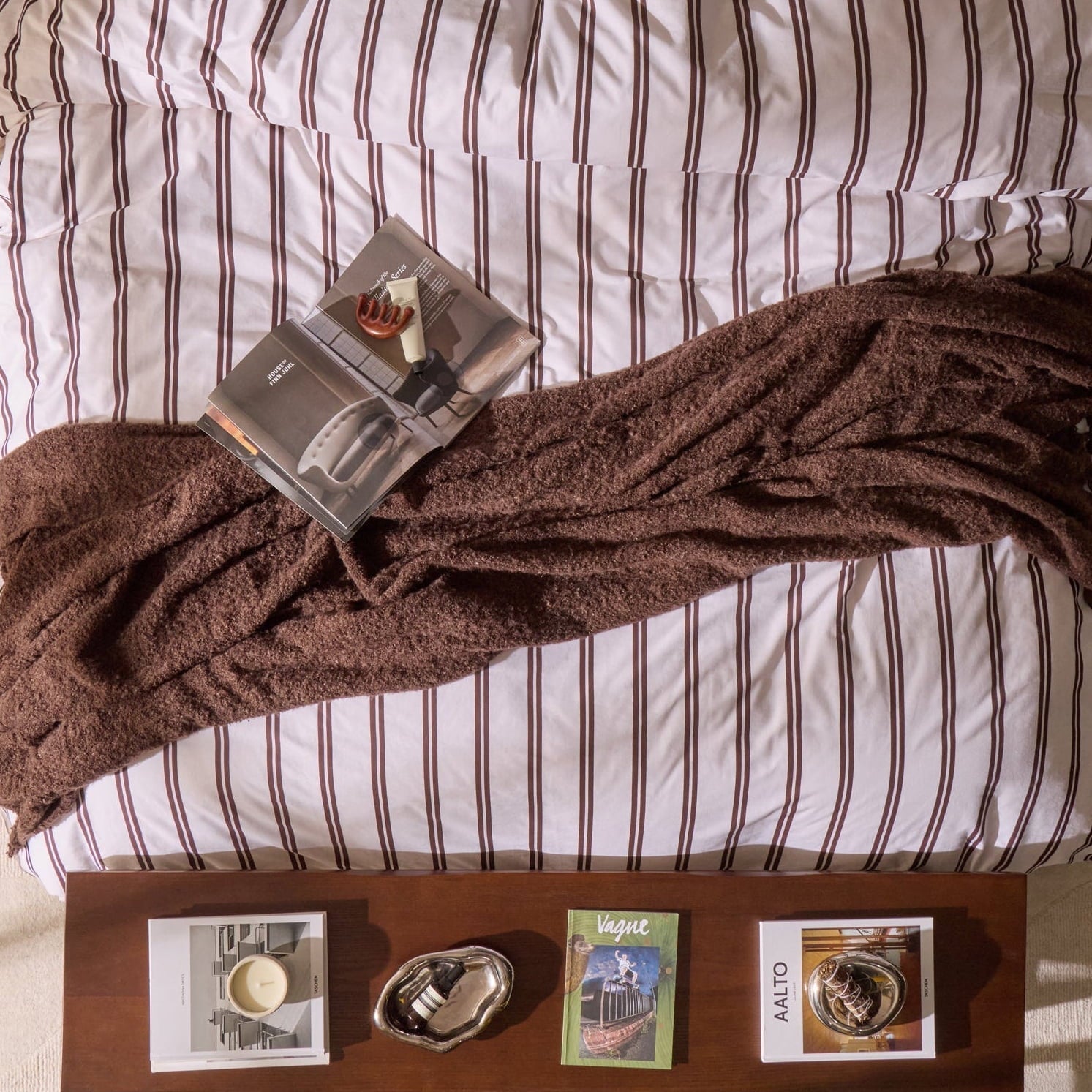 Dusklia - Mohair Style Throw - Chocolate