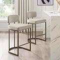 Dusklia - Mollie Set of 2 Barstools - Ecru