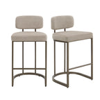 Dusklia - Mollie Set of 2 Barstools - Ecru