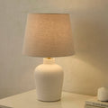Dusklia - Mollie Ivory & Gold Ceramic Table Lamp - Ivory