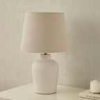 Dusklia - Mollie Ivory & Gold Ceramic Table Lamp - Ivory