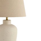 Dusklia - Mollie Ivory & Gold Ceramic Table Lamp - Ivory
