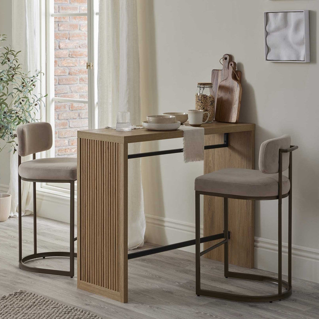 Dusklia - Mollie Set of 2 Barstools - Ecru