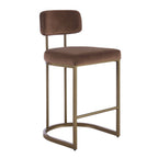 Dusklia - Mollie Set of 2 Barstools - Cappuccino