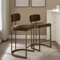 Dusklia - Mollie Set of 2 Barstools - Cappuccino